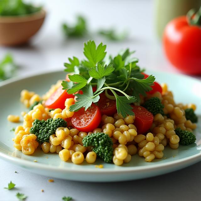 Repas santé menu vegan sans gluten