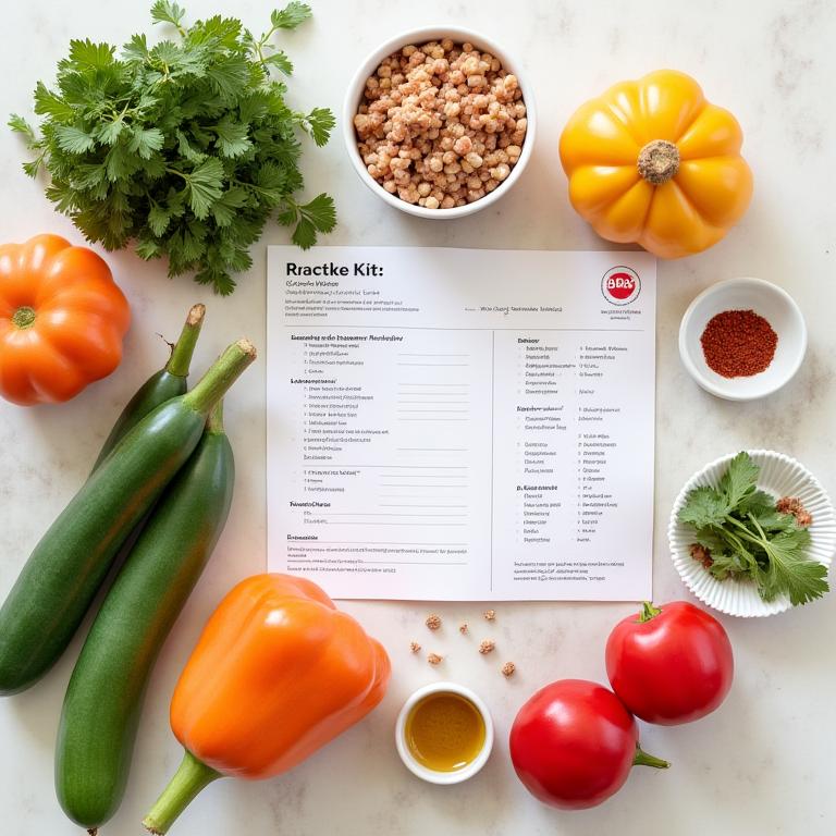Kits repas recettes à cuisiner